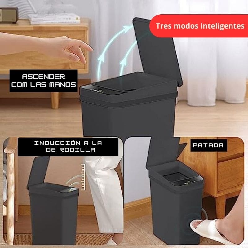 3-modos-inteligentes-cubo-basura-inteligente-12L-negro-sensor-movimiento-mantén-tu-hogar-limpio-sin-esfuerzo-comprar-ahora