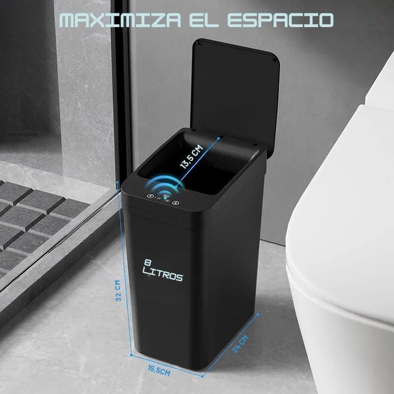 maximiza-el-espacio-cubo-basura-inteligente-12L-negro-sensor-movimiento-mantén-tu-hogar-limpio-sin-esfuerzo-comprar-ahora