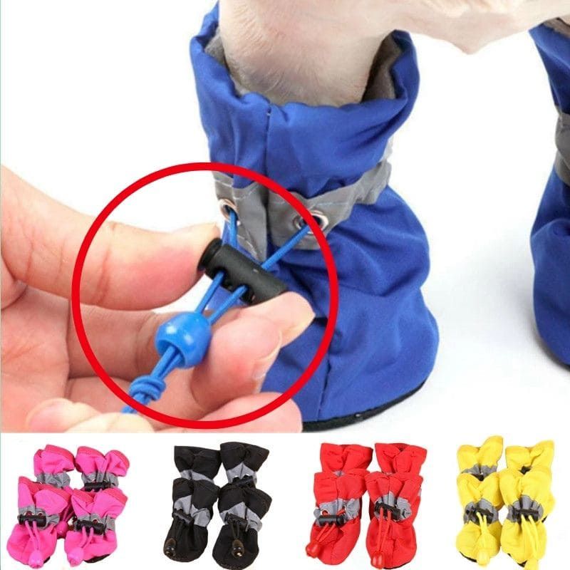 Zapatos impermeables antideslizantes para mascotas